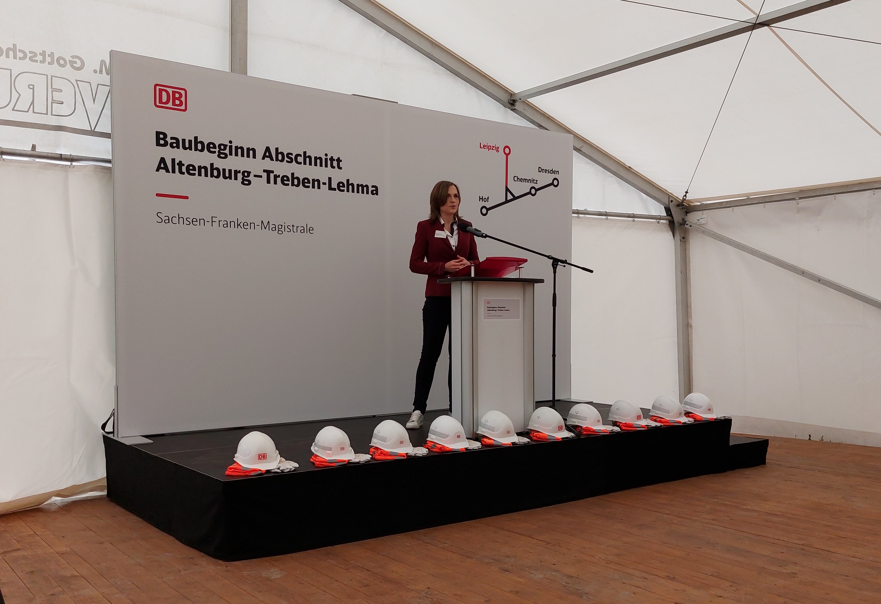 Elisabeth Kaiser MdB am Rednerpult